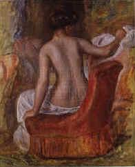 Pierre Renoir Nude in an Armchair china oil painting image